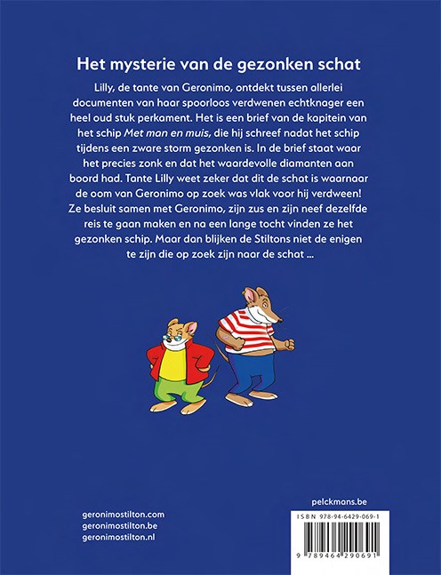 Het mysterie van de gezonken schat / Geronimo Stilton-reeks / 5 achterkant