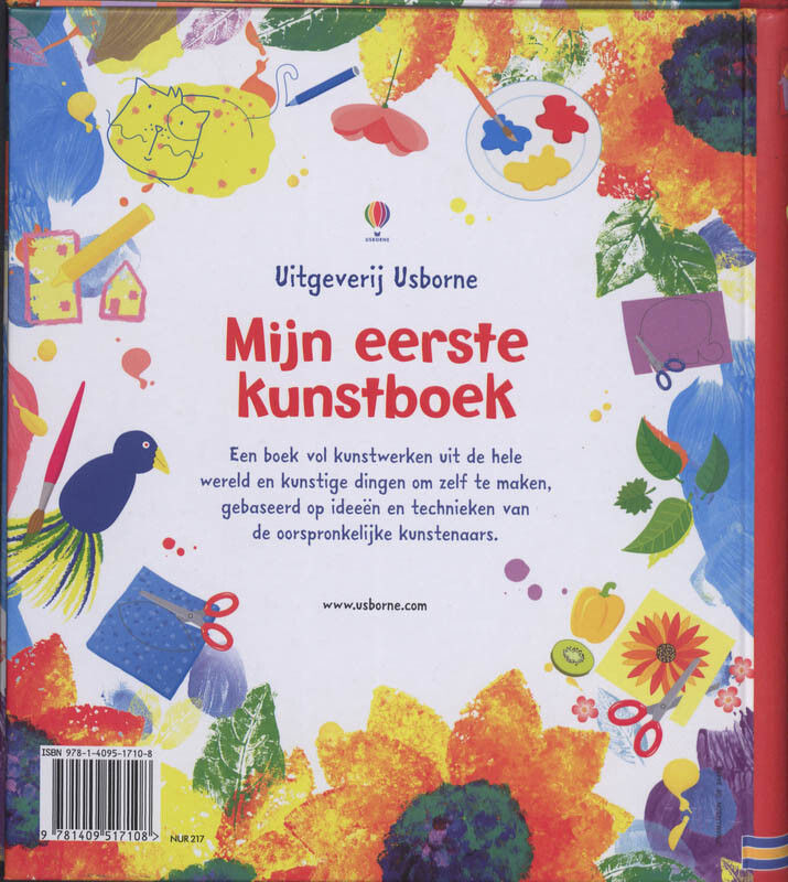 Mijn eerste kunstboek achterkant