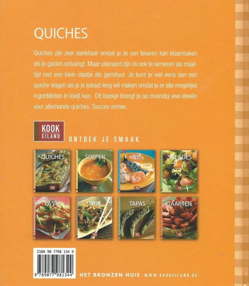 Quiches / Kookeiland achterkant