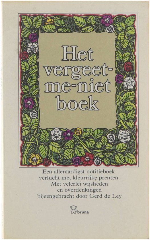 VERGEET ME NIET BOEK