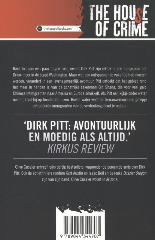 Dirk Pitt-avonturen - Stormvloed achterkant