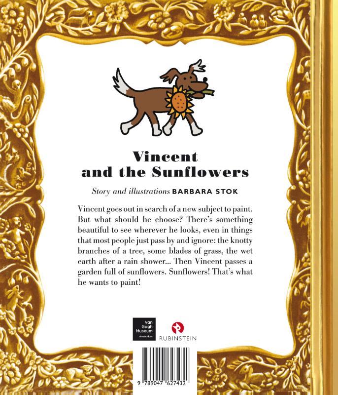 Vincent and the Sunflowers / Gouden Boekjes achterkant