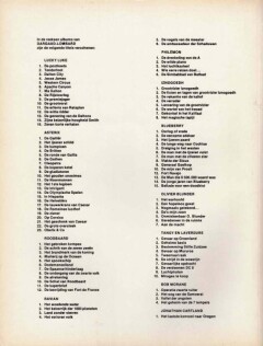Zeven korte verhalen / Lucky Luke / 15 achterkant