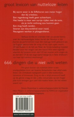 Groot Lexicon van nutteloze feiten Dl 1 achterkant