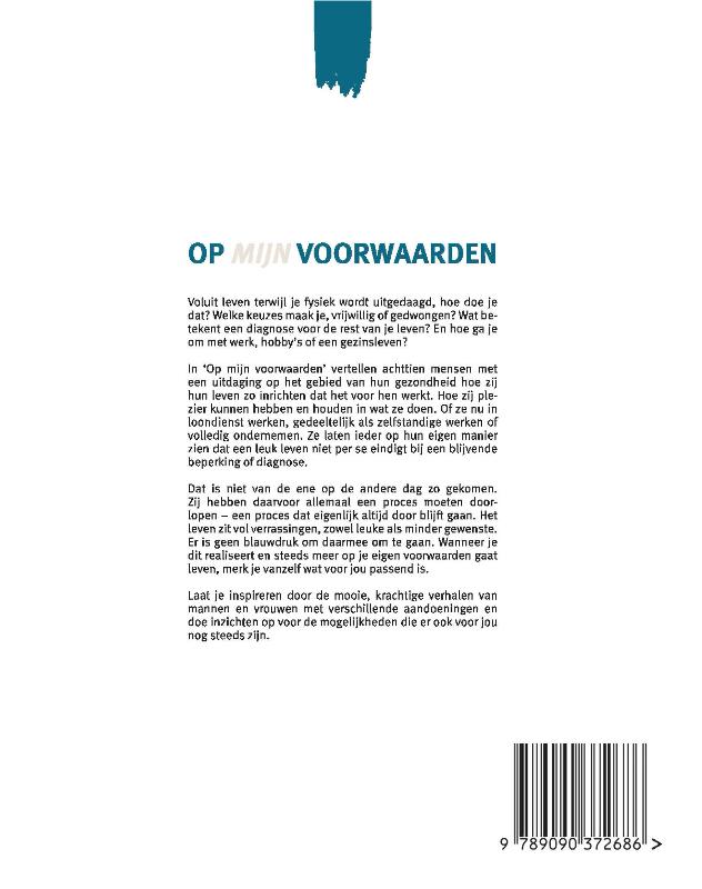 Op mijn voorwaarden achterkant