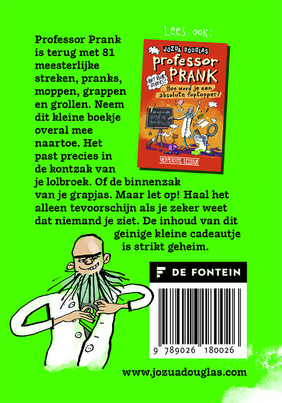 Professor Prank / 2 achterkant