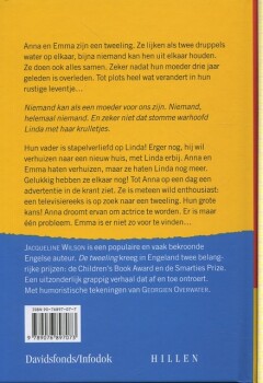De tweeling / Rode ruggen, lekker lezen achterkant