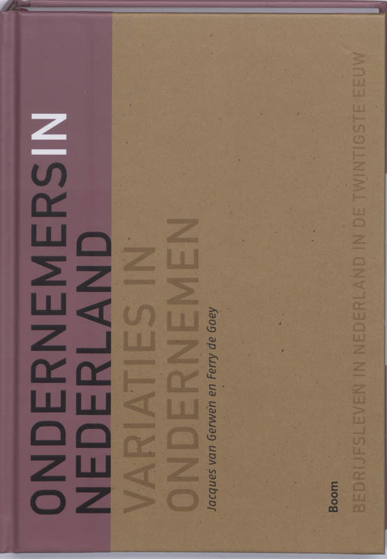 J. van Gerwen Ondernemers In Nederland / Bedrijfsleven In Nederland In De Twintigste Eeuw (Bint)