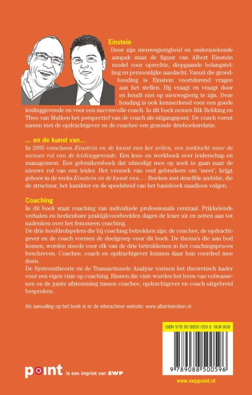 Einstein en de kunst van....COACHING Einstein en de kunst van....COACHING achterkant