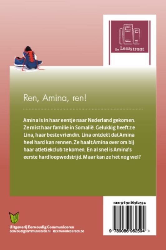 Ren, Amina, ren! / Lezen voor iedereen achterkant