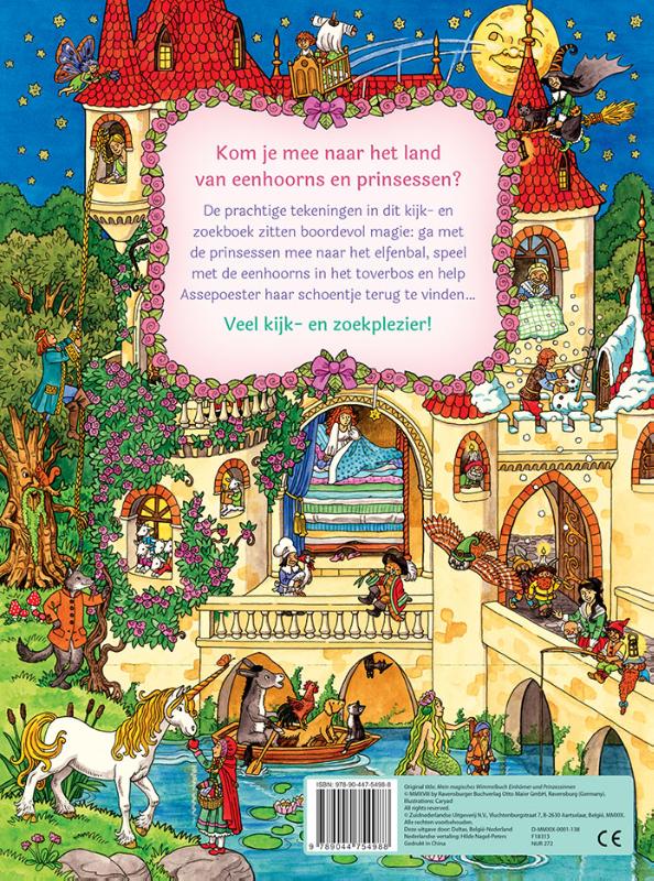 Mijn magische eenhoorns en prinsessen zoekboek achterkant