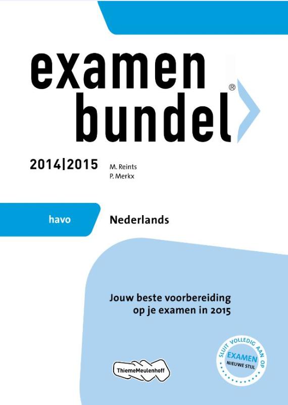 Nederlands / Havo 2014/2015 / Examenbundel