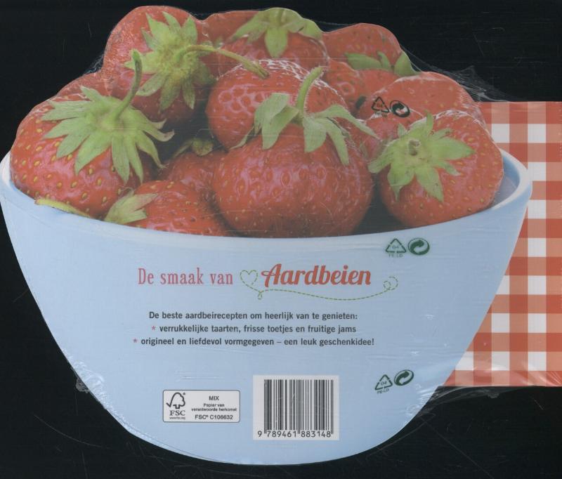 De smaak van aardbeien achterkant