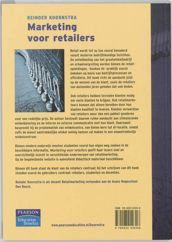 Marketing voor retailers achterkant