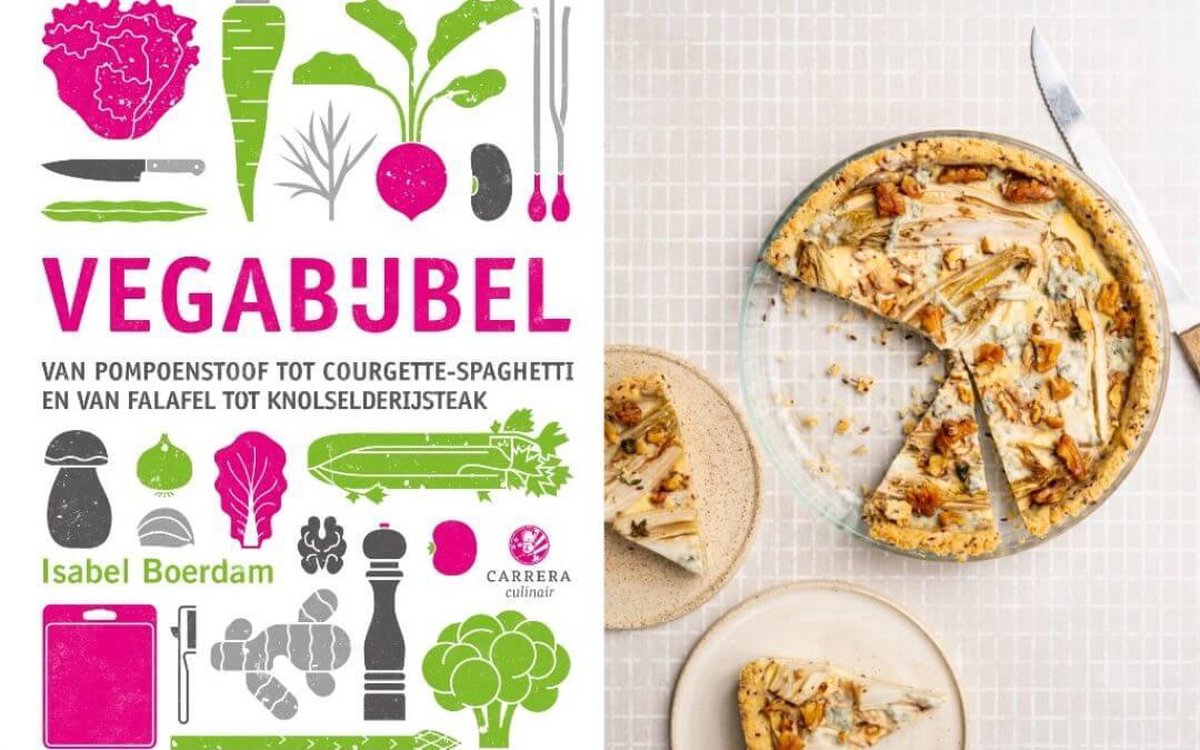 Vegabijbel - vega van pompoenstoof tot courgettespaghetti - Isabel Boerdam - kookboek vegan