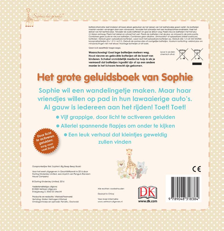 Het grote geluidsboek van Sophie achterkant