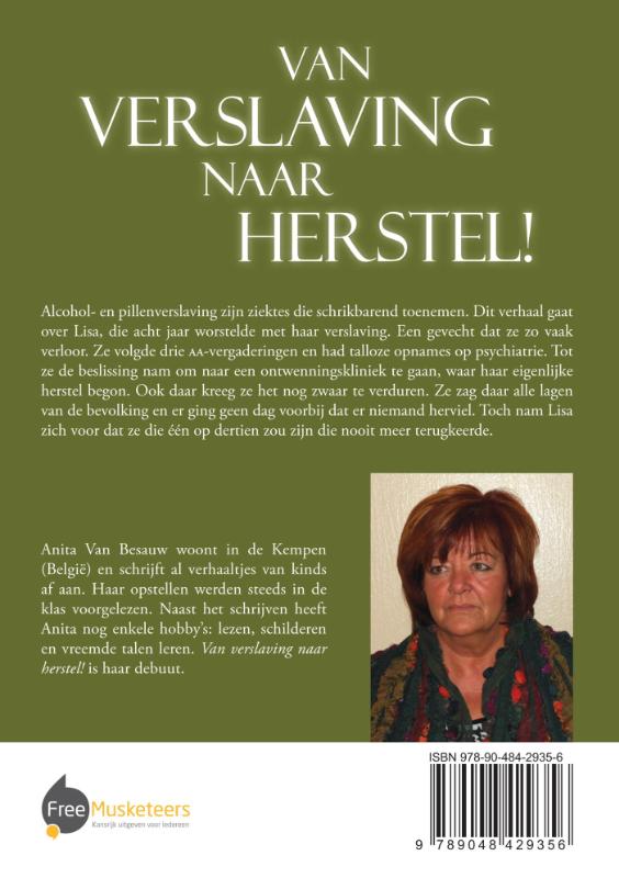 Van verslaving naar herstel! achterkant