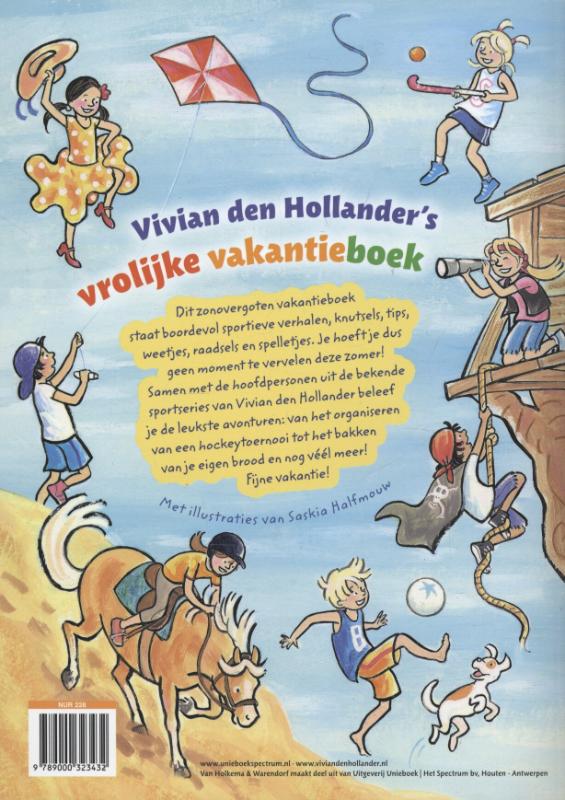 Vivian den Hollander's vrolijke vakantieboek achterkant