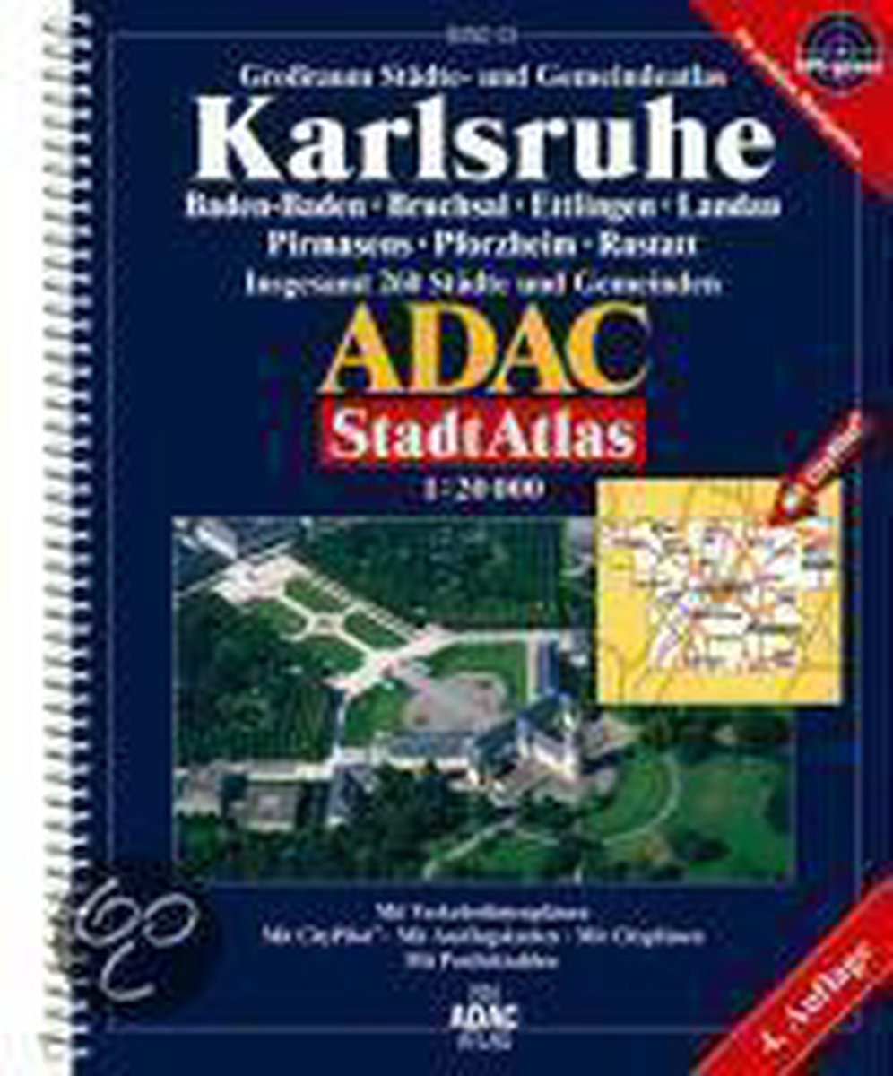 ADAC StadtAtlas Karlsruhe 1 : 20 000