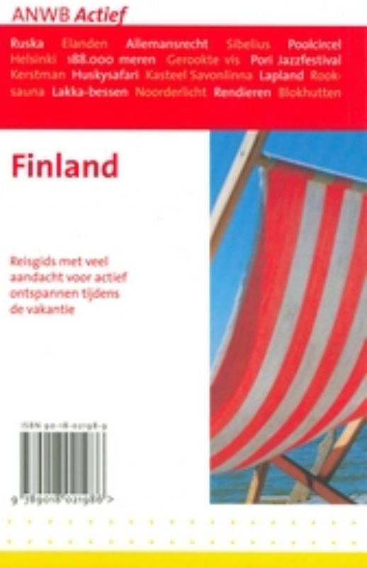 Finland / ANWB actief achterkant