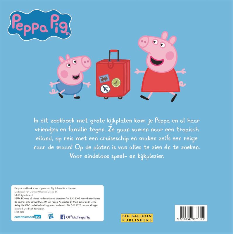 Zoek mee met Peppa / Peppa Pig achterkant