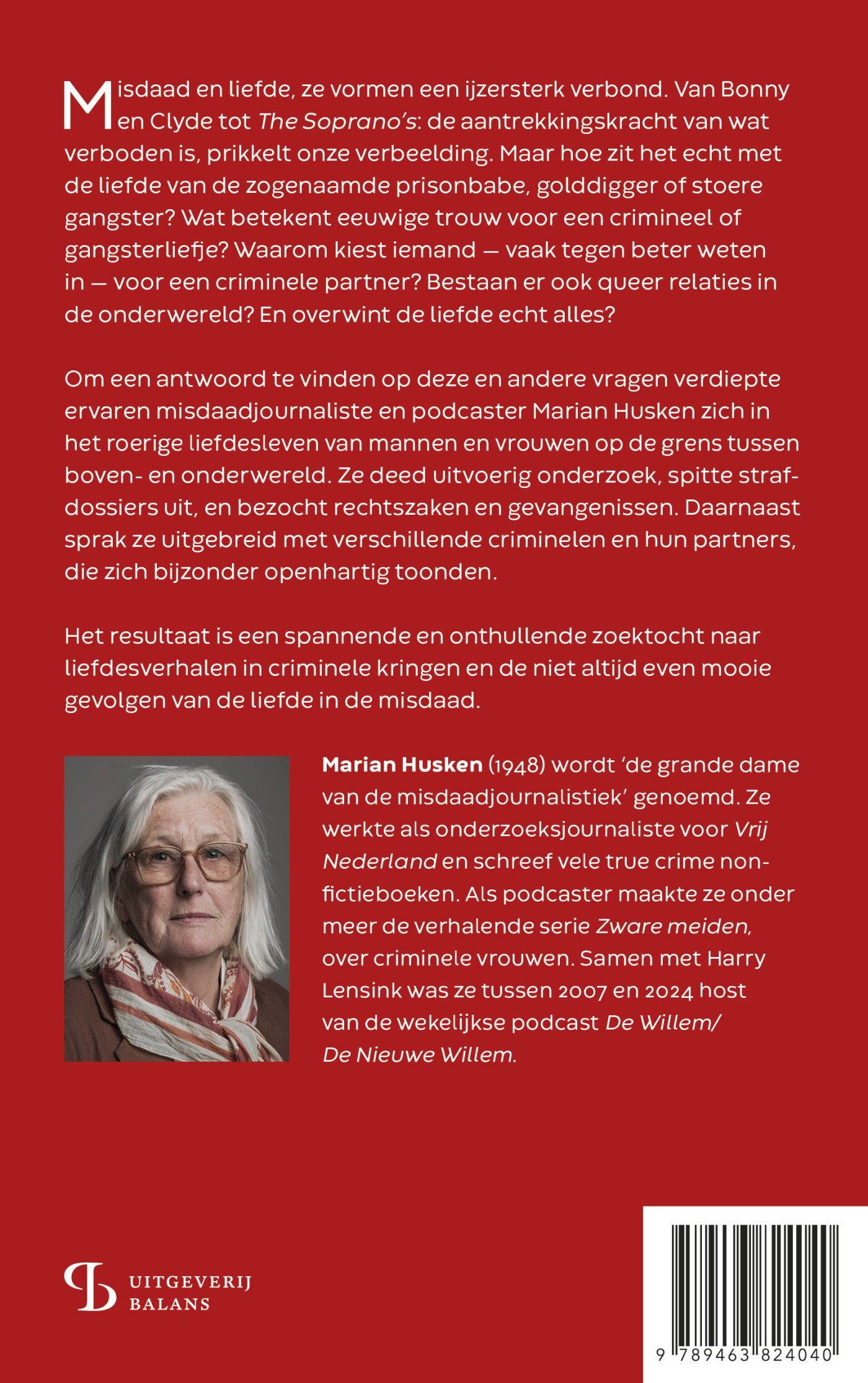 Misdaad en liefde achterkant