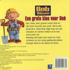 Een grote klus voor Bob / Bob de Bouwer achterkant