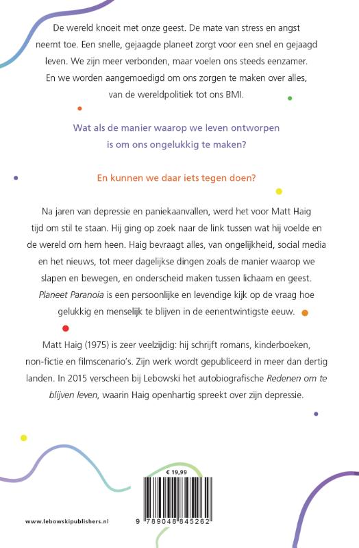 Planeet Paranoia Planeet Paranoia achterkant