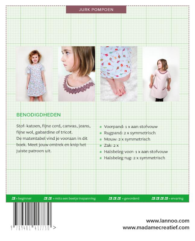 JURK POMPOEN - MADAME CREATIEF achterkant