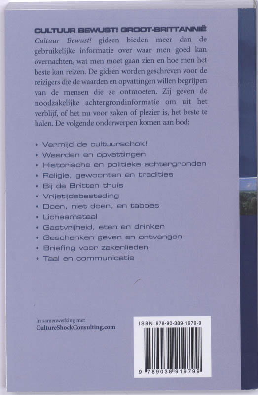 Groot-Brittannië / Cultuur Bewust! achterkant