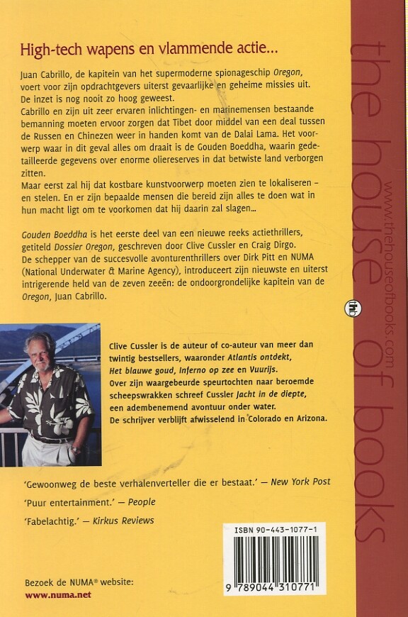 Gouden Boeddha / Dossier Oregon / 1 achterkant