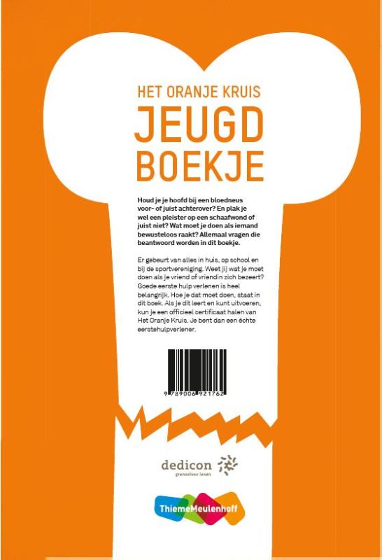 Het Oranjekruis Jeugdboekje achterkant