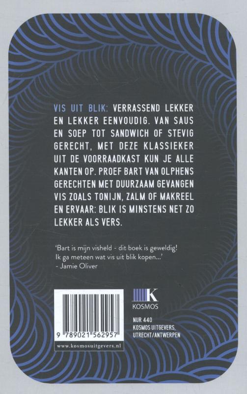 Vis uit blik achterkant