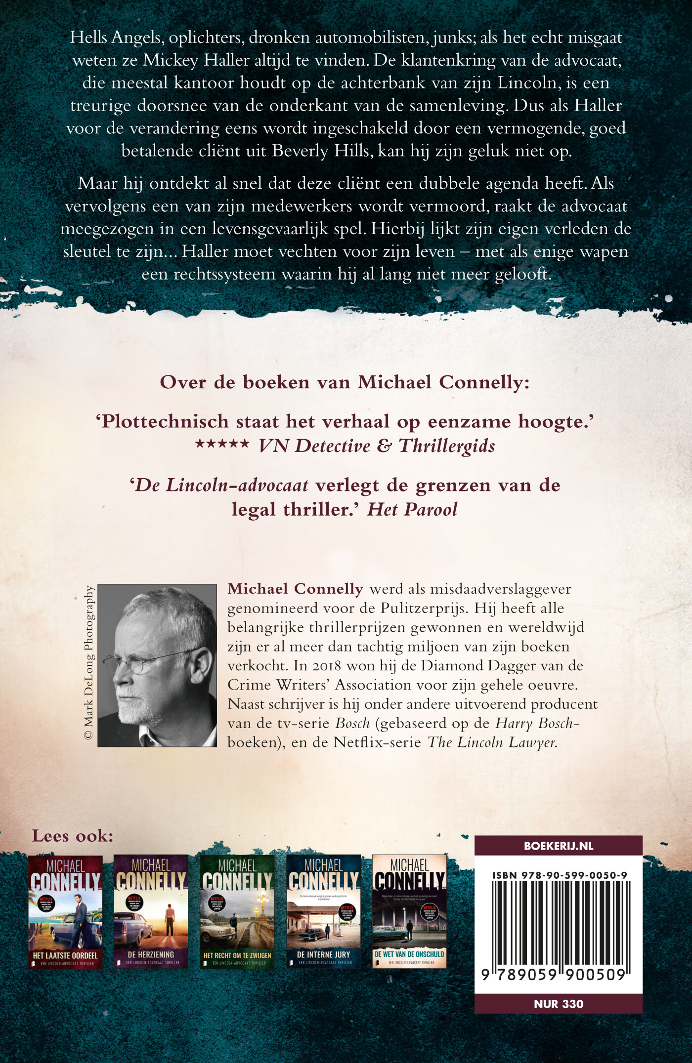 De Lincoln-advocaat / De Lincoln Lawyer Serie / 1 achterkant