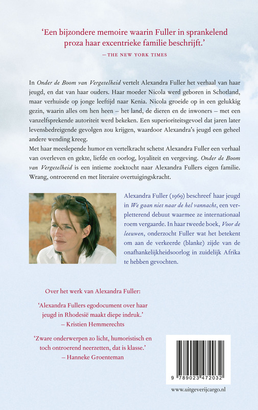 Onder de boom van vergetelheid achterkant