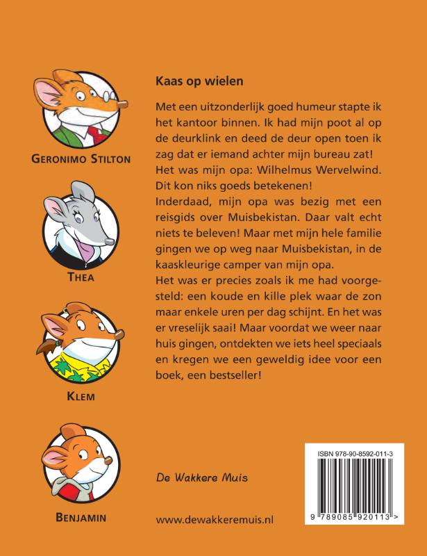 Kaas op wielen / Geronimo Stilton / 13 achterkant