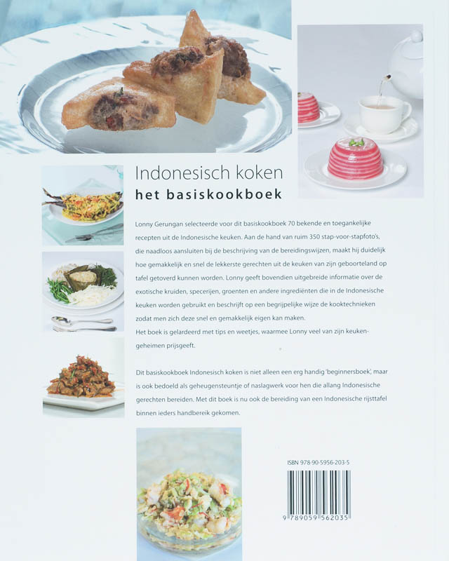 Indonesisch koken achterkant