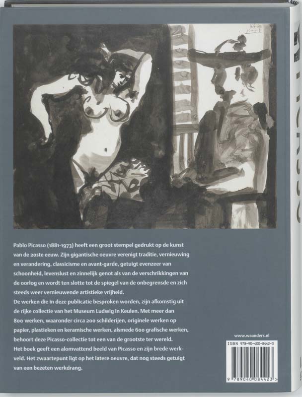 Picasso in Den Haag achterkant