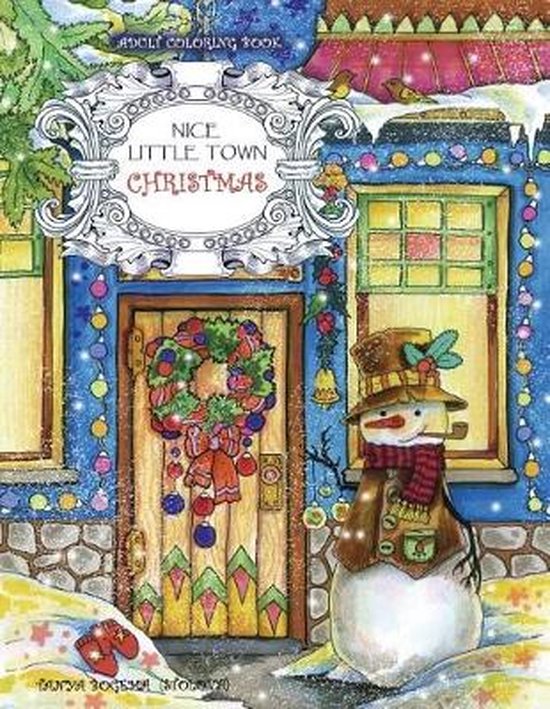 Tatiana Bogema (Stolova) Nice Little Town- Adult Coloring Book