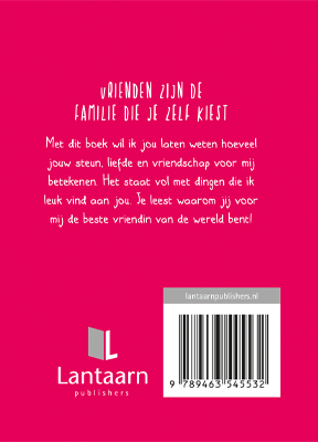 Je bent de beste vriendin in de wereld omdat... achterkant