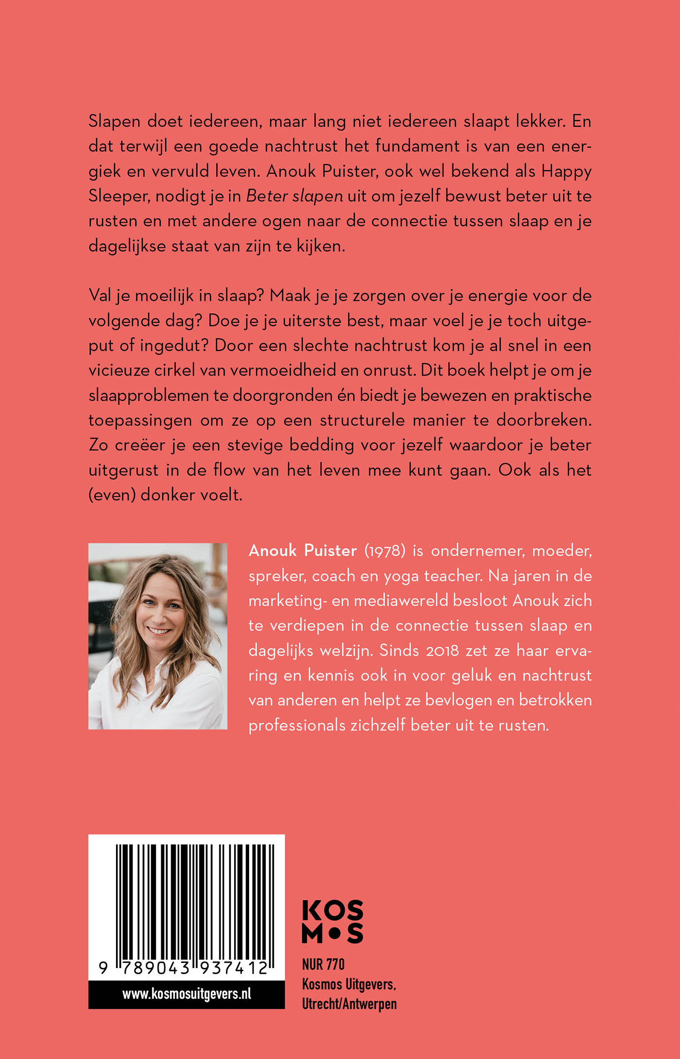 Beter slapen achterkant