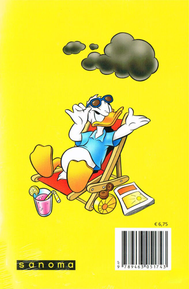 Donald Duck Zomer Mega Pocket achterkant