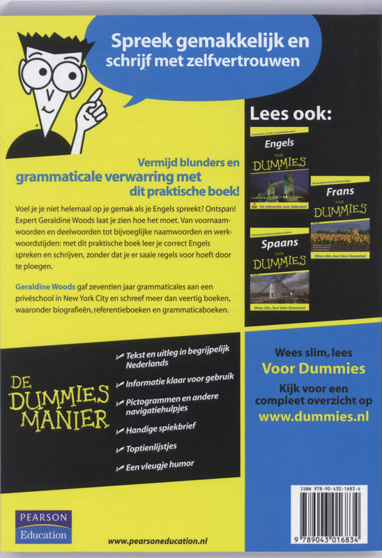 Engelse grammatica voor Dummies / Voor Dummies Engelse grammatica voor Dummies / Voor Dummies achterkant