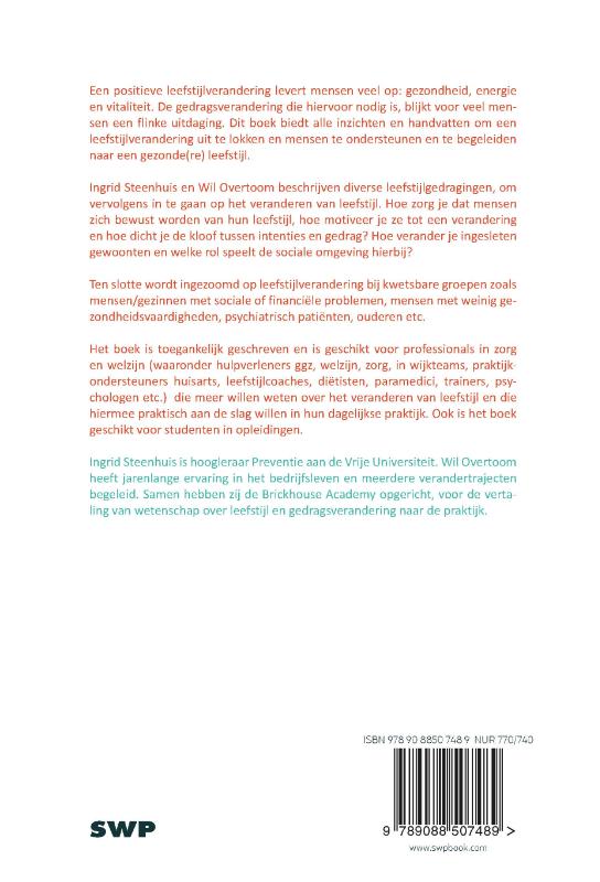 Positieve leefstijlverandering achterkant