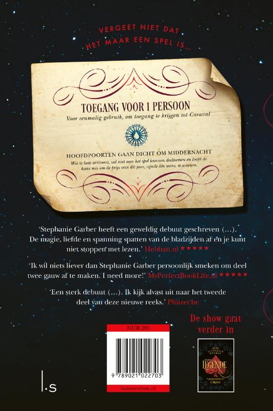 Caraval / Caraval / 1 achterkant