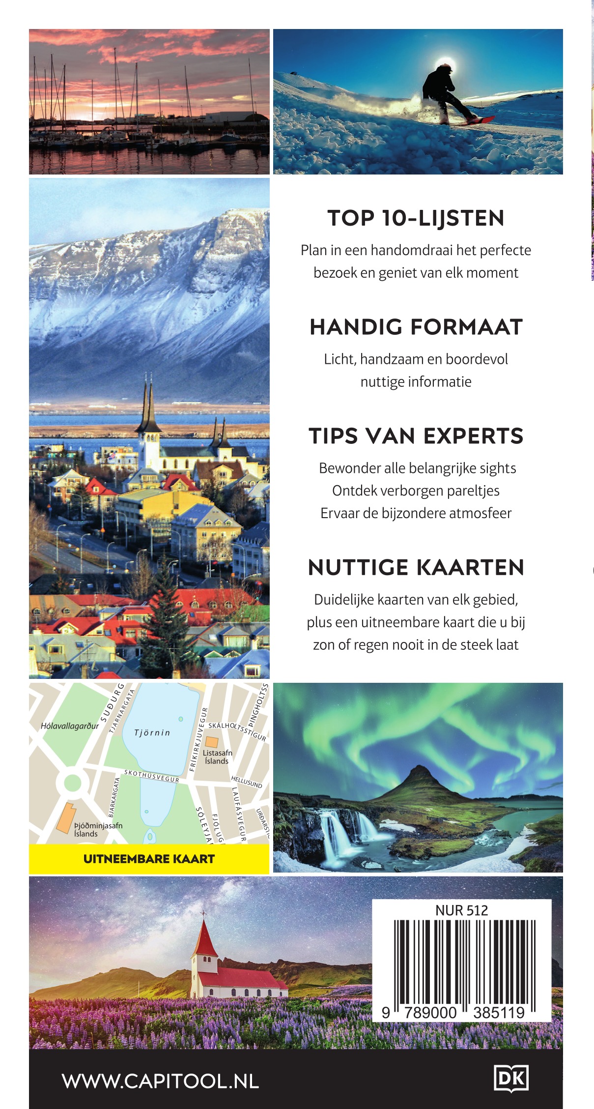 IJsland / Capitool Reisgidsen Top 10 achterkant