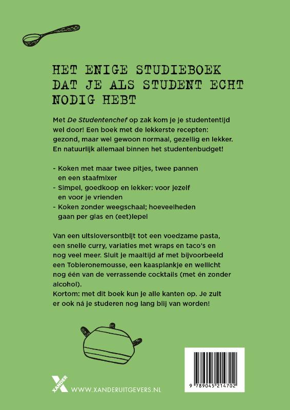 De studentenchef achterkant