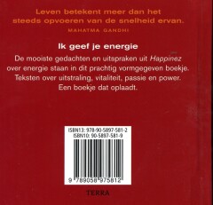 Happinez / Ik geef je energie / Happinez achterkant