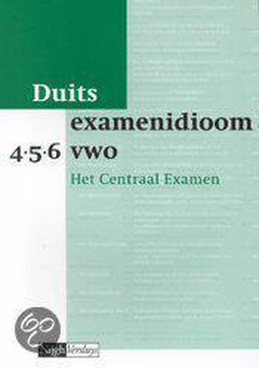 Duits examenidioom 4/5/6 vwo