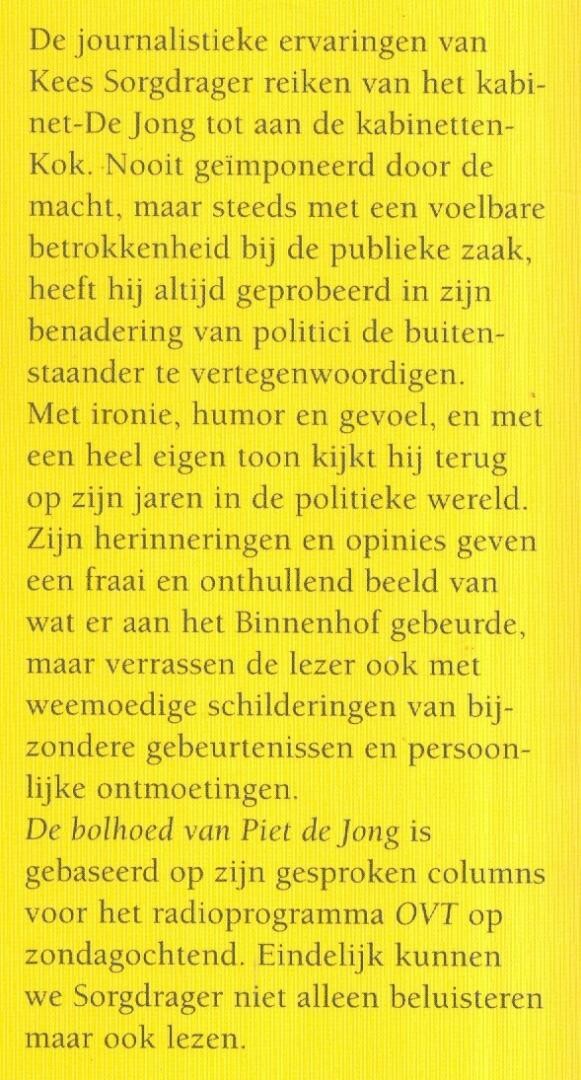 De bolhoed van Piet de Jong achterkant